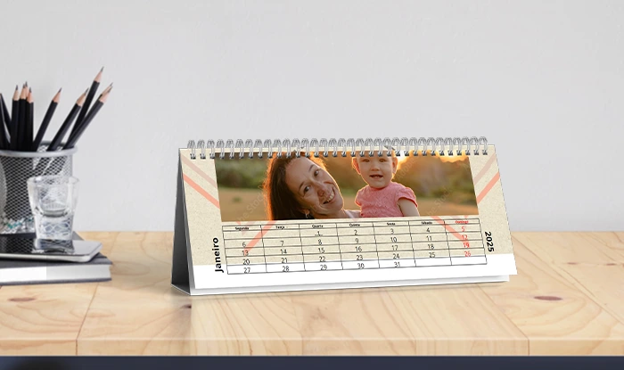 Calendário de Mesa 10x30
